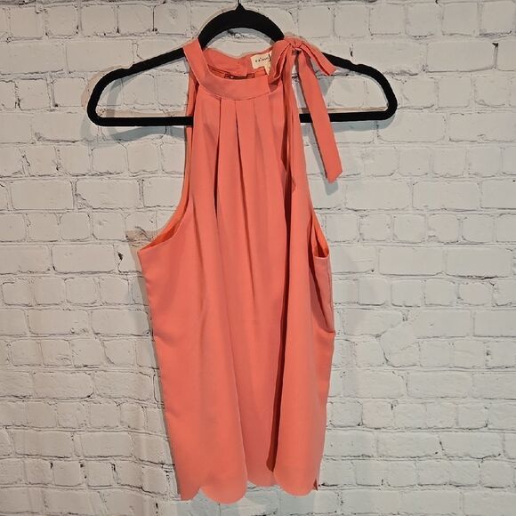 Maison Jules Coral Halter Tank Size L NWT - Picture 1 of 8